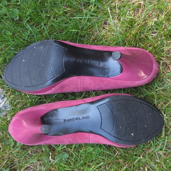 Bandolino pink open toe heel - Picture 3 of 3
